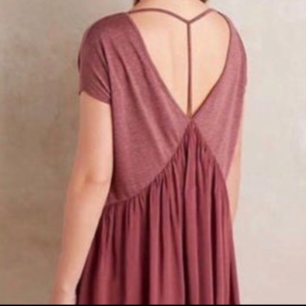 Baby doll top with open back from Anthro